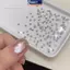 MAKY 50 Chiếc Mini Star Zircon Móng Tay Kim Cương Giả Móng Tay Nghệ Thuật Quyến Rũ Lấp Lánh 3D Móng Tay Đinh Tán Đáy Phẳng Trang Trí Móng Tay Phần DIY Phụ Kiện Làm Móng Tay VN