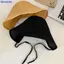 Bluelover Linen Ống Hút Nhiếp Chính Bonnets Mũ Dành Cho Nữ Mũ Chống Nắng Nơ Mũ Đi Biển Lớn Viền Rộng Cloche Mũ Chapeau Femme Ren Ngoài Trời Mùa Hè Mới