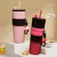 Cốc cà phê bằng thép không gỉ 710ml Cách nhiệt chân không bằng ống hút Chất liệu 316 bền cho văn phòng Schoolmute VN