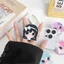 Giá đỡ điện thoại có dây ngắn họa tiết bé gái có thể gập lại cho điện thoại từ tính Vỏ bảo vệ Kindle