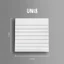 Giấy ghi chú dán tiện lợi nhiều màu sắc, 100 tờ, kích thước 7.6x7.6cm - Unis