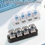 Bàn phím chuyển đổi cơ khí QEARY, 4 phím có đèn LED Móc khóa bàn phím LED, Đồ chơi nút Fidget cơ khí Chống mài mòn Bàn phím Fidget mới lạ trong suốt Ý tưởng quyến rũ