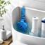 Máy làm sạch bát vệ sinh FUHUIOT, Bộ phận thay thế Hộp đựng máy tính bảng bồn cầu, Thiết kế treo silicon đa năng Dễ dàng lắp đặt Giỏ đựng đồ phòng tắm gia đình