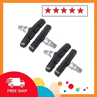4 Má Bộ Đôi Má Phanh Xe Đạp thể thao City Địa Hình V - MTB Bền Bỉ Chất Lượng Cao
