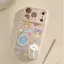 Ốp lưng gấu thỏ bánh donut họa hoa phù hợp với iPhone17promax 16/15/14/13/12