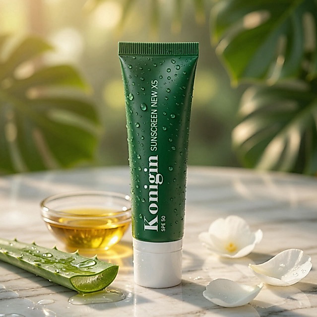 Kem Chống Nắng Konigin Sunscreen Bảo Vệ Da Trước Tác Động Ánh Nắng, Dưỡng Ẩm Nhẹ Tuýp 30g