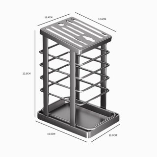 Giá đỡ dao bằng thép không gỉ Khay thoát nước rỉ sét Nhà bếp Quầy lưu trữ dao kéo