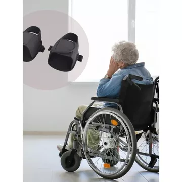 Xe Lăn Cố Định Đai Xe Lăn Bàn Đạp Chân Có Thể Điều Chỉnh Hạn Chế Dây Giày Bảo Vệ Chống Rơi Phụ Kiện Xe Lăn