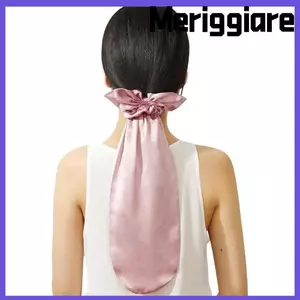MERIGGIARE 1 Bộ Mũ Ngủ, Bonnet Tóc Dài Satin Lụa Lớn, Phụ Nữ Mềm Mại Thoáng Khí Có Thể Đảo Ngược Ngủ Mũ Phụ Kiện Tạo Kiểu