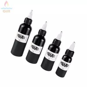 GILL Tattoo Practice Color, Mực xăm nghệ thuật toàn thân màu đen, 30 / 60 / 80 / 90ML Hình xăm sắc tố Hình xăm Đồ dùng hình xăm