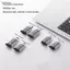 Luckyew 1 USB-C sang Micro USB Mini USB Adapter Type-C Nữ Sang Micro USB Nam Chuyển Đổi Cho Điện Thoại Máy Tính Bảng Camera Sạc Adapter TQ