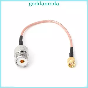 GODD RG316 Cáp Nhảy Pigtail UHF SO239 Nữ PL259 Sang SMA Nam Cắm Uốn Adapter