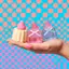 Đồ chơi Fidget dâu tây thủ công mềm mại Đồ chơi bóp da mỏng tăng chậm cho thanh thiếu niên Người lớn Giảm căng thẳng