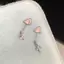 JRP 1 Chiếc Tai Mèo Hình Flash Zircon Trái Tim Chữ Thập Mặt Dây Chuyền Xương Tai Móng Tay Bông Tai Cho Nữ Hợp Thời Trang Cơ Thể Xuyên Phụ Kiện JRP