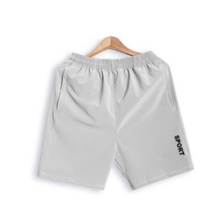 Combo 5 quần short nam in chữ SPORT chất liệu thun co giãn thoáng mát, túi không có khóa kéo