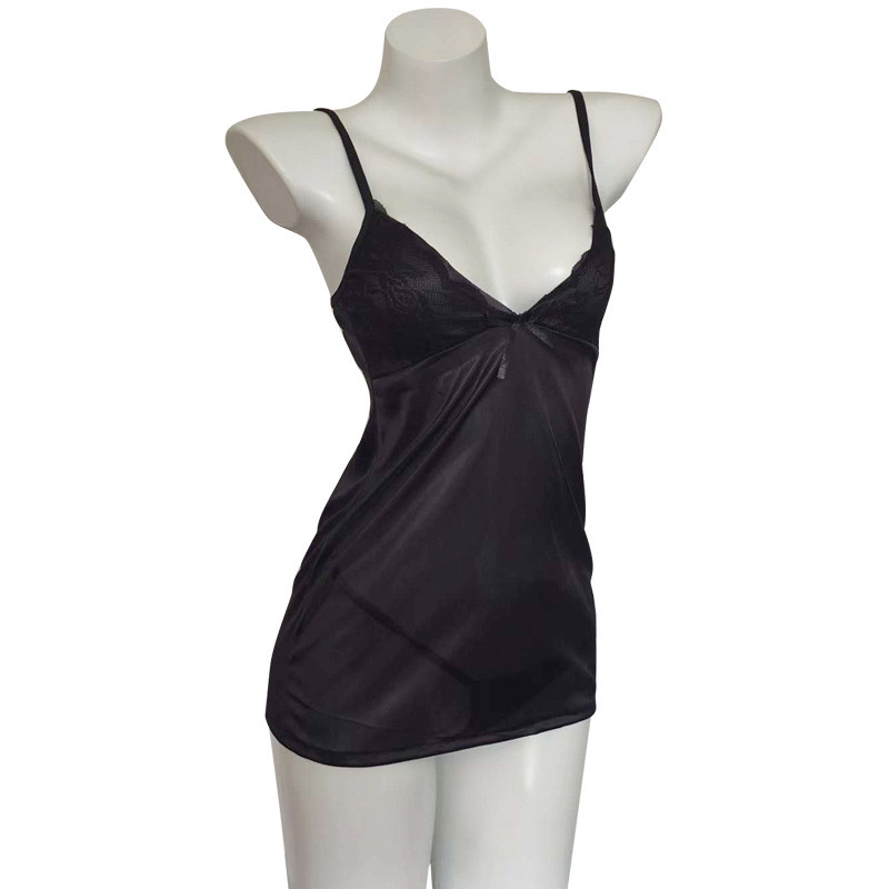 Gợi Cảm Trưởng Thành Nữ Nguyên Chất Desire Phong Cách Sling Váy Ngủ Ren Mỏng Bộ Đồ Ngủ Hông