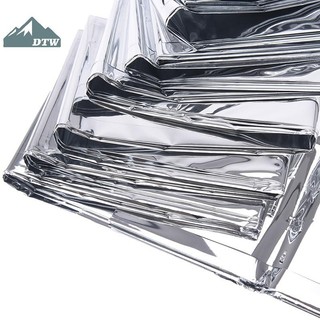 DTW 130x210cm sinh tồn khẩn cấp chống thấm nước túi ngủ lá nhiệt nket Thể thao