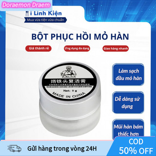 Bột Phục Hồi Mỏ Hàn Thiếc 9g Xuất Sắc, Nhiệt Độ Nóng Chảy 183 Độ C, Nhiệt Độ Làm Việc 350 Độ C, Chuyên Dụng Làm Sạch Mỏ