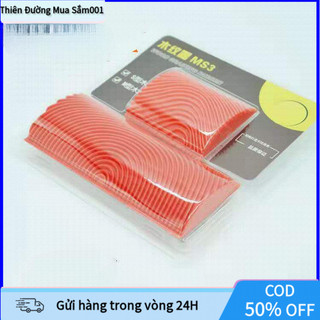 Bộ Dụng Cụ Tạo Vân Gỗ, Màu Đỏ, Cao Su Tổng Hợp, Tạo Vân Trên Nhiều Bề Mặt, Dễ Lưu Trữ Và Vệ Sinh, Chất Lượng