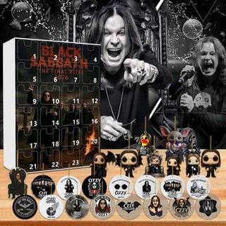 Giáng Sinh Halloween Ozzy Osbourne Lịch Đếm Ngược Hộp Mù Ngôi Sao Đá Nhân Vật Mặt Dây Chuyền Cổ Điển Sưu Tập Búp Bê Trang Trí Quyến Rũ enmdavn