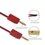 Exhila Chuối Cắm Dây Cáp Kiểm Tra Dẫn 50 100cm 2mm Chuối Đến Chuối Cắm Thử Nghiệm Dẫn Cho Đồng Hồ Đo Dòng Jum