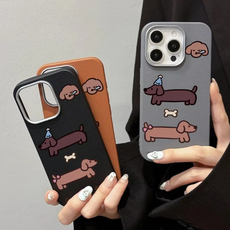 Ốp Điện Thoại Dachshund Hoạt Hình Đáng Yêu Cho Tecno Spark 10C 40C 30C 20C Spark 10 40 30 20 Pro + GO2 1 1S 2025 2024 Vỏ Họa Tiết Da