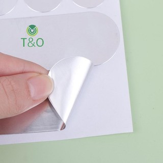 [T & O-t] 5 Miếng Dán Nồi Inox Tự Dính Sửa Chữa Băng Miếng Dán Nồi Chống Thấm Nước Chịu Nhiệt Độ Cao Băng Lá Nhôm [Mới]