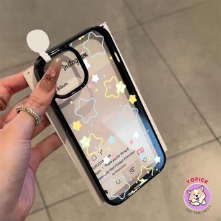 Doodle stars Phone Case for IPhone 16 15 14 13 12 11 Pro Max Acrylic Hard Shell Cover High Quality LBK