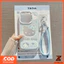 Thích hợp cho OPPO Realme Note 60 Realme Note 50 Note 70 Realme C61 C75 C53 C51 C67 C65 C63 C61 C35 C55 Giá đỡ gương mèo con dễ thương Dây buộc trong suốt Vỏ điện thoại TPU chống sốc