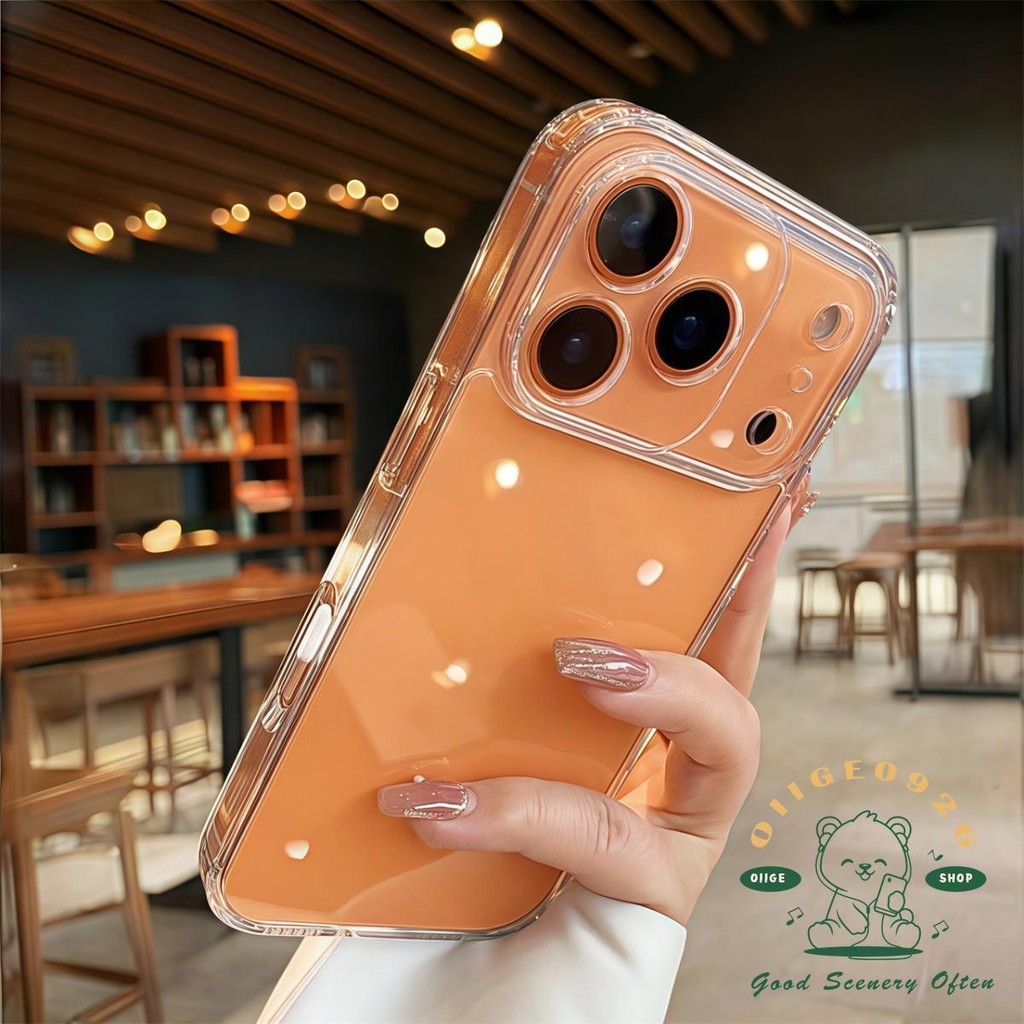 【 Ốp lưng iPhone17 】 Vỏ kính chống rơi Vỏ điện thoại iphone17 Pro Max 16 15 14 13 12 Vỏ cho vỏ iPhone Vỏ mềm silicon TPU chống sốc