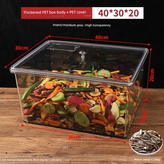 🔥 trong suốt 🔥 Siêu Thị Hộp Trưng Bày Thực Phẩm 2025 Kẹo và ngũ cốc có hàng sẵn hộp đồ ăn nhẹ Hộp trưng bày kệ hộp trái cây sấy khô hộp kẹo hộp thực phẩm số lượng lớn ♙Hộp đựng thực phẩm số lượng lớn siêu thị Acrylic dày chống bụi♪