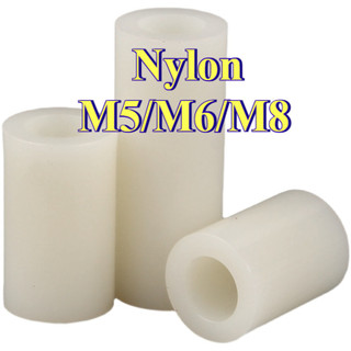 Cột Nhựa Hỗ Trợ Cột Trụ Cách Điện，CỘt Nhựa TRÒN CÁCH ĐIỆN lỗ，cọc nhựa TRẮNG，Màu Trắng chân cọc nhựa đỡ mạch không ren，Đệm Bằng Nhựa ABS Nylon Đục Lỗ M5 / M6 / M8 [LXY-CB-1]