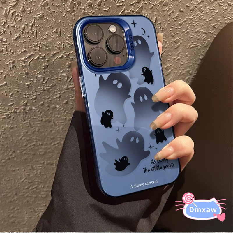 Ốp Điện Thoại Ma Halloween Dễ Thương Cho Xiaomi Poco F7 Ultra X7 X6 X5 Pro X3 NFC X2 M6 M5 M5s M4 F6 F5 Pro F4 GT 5G 4G Vỏ Bảo Vệ Ống Kính Hoạt Hình Chống Rơi Ốp Lưng