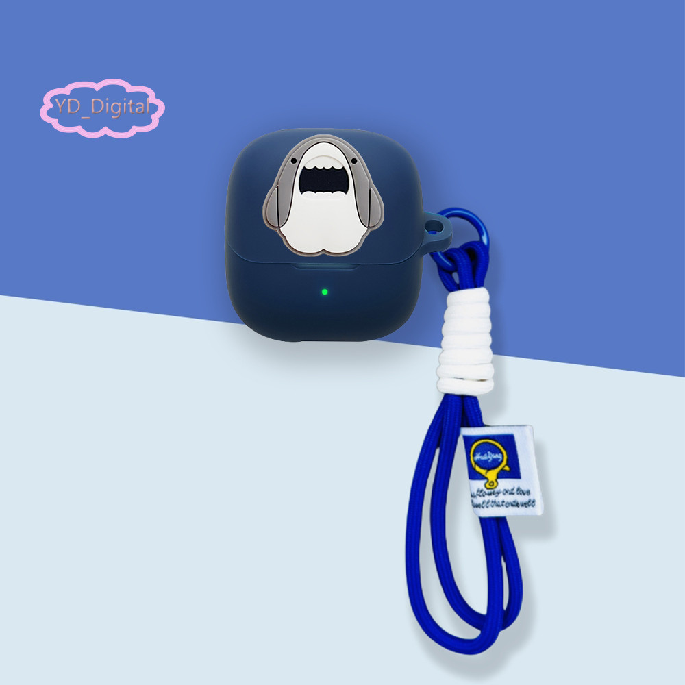 Dành Cho Baseus Bass BS1 NC Vỏ Tai Nghe Hoạt Hình Dễ Thương Vỏ Silicon Bảo Vệ Vỏ Mềm Vỏ Tai Nghe Tay Mềm Chống Sốc Túi Tai Nghe Chống Bụi