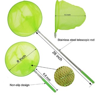 Vợt Lưới Bắt Cá Bằng Inox Cao Cấp Tiện Dụng Cao Cấp Loại 1 - SUNND