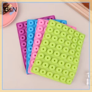 B & N 48 Khoang Donut Chảo Khuôn Silicon Thạch Kẹo Khuôn Socola DIY Bánh rán Đảng Nhà Bếp Khuôn Nướng Đồ Ăn Nhẹ Máy Làm.