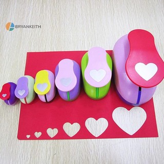 BRYANKEIH Giấy Dễ Thương Shaper Cắt DIY Thẻ Làm Lỗ Hình Trái Tim Đục Lỗ Tiện Lợi Thêu Sò Quà Tặng Handmade COD