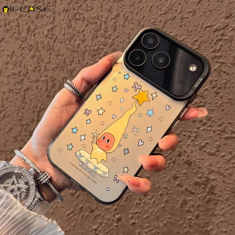 Tương Thích Cho Honor 400 Pro Smart Lite X7D X6C Huawei Pura 80 Pro Plus 80 Ultra Ốp Điện Thoại Twinkle Laser Sáng Bóng Hoạt Hình Ngôi Sao Trẻ Em Vỏ Cây Đũa Phép Dễ Thương Ốp Lưng