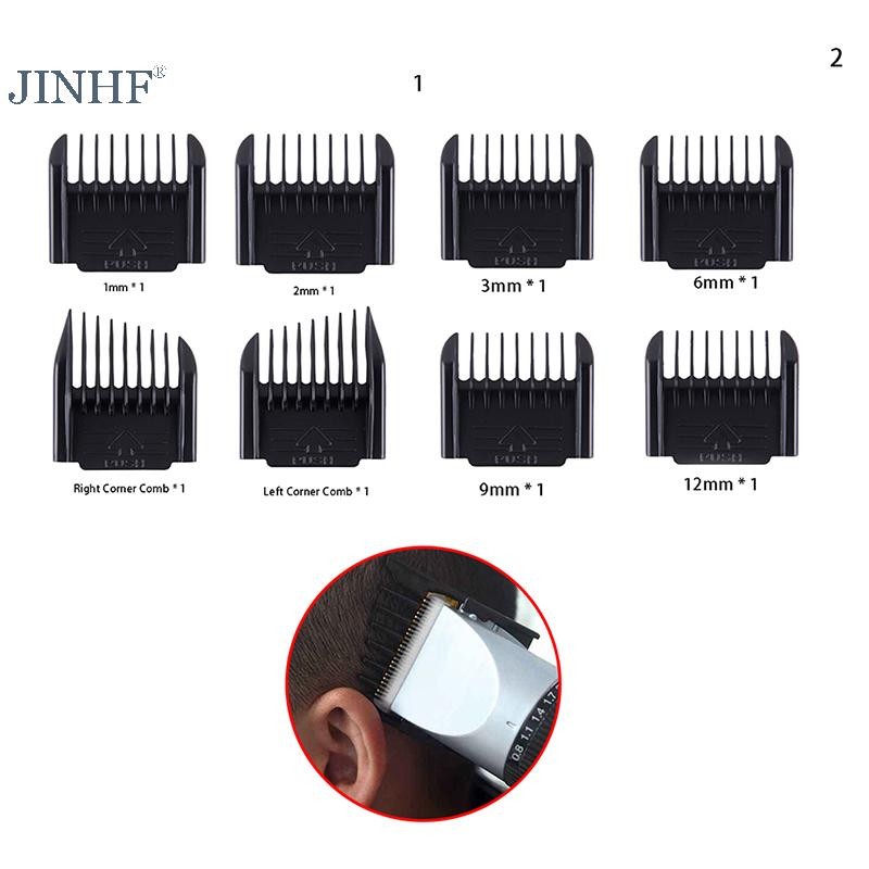JINHF 4 Cái / bộ Hướng Dẫn Cắt Tóc Bộ Dụng Cụ Làm Tóc Limitb Tông Đơ Tóc Máy Cạo Râu HOT