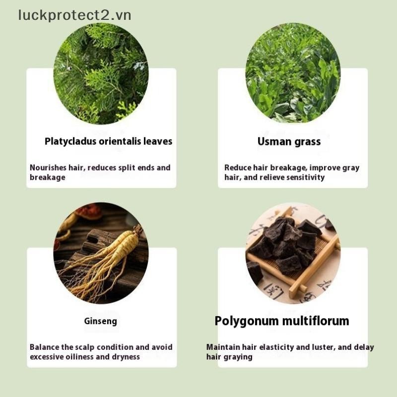 # luckpro # 120g Xà phòng dầu gội cỏ Usman Làm mới và xả xà phòng thủ công đa giác khỏe mạnh Multiflorum.