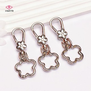 HWETR 1 Hoa Mùa Xuân Khóa Dễ Thương Móc Khóa Ví Túi Charm Mặt Dây Chuyền Phụ Kiện Cho Nữ Ví Túi Trang Trí Mới