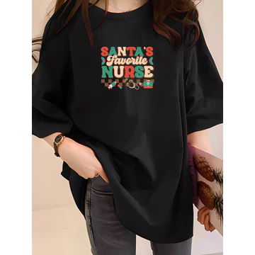 2B911 Áo Nữ Áo Nữ Áo Thun Nữ Crop Top Áo Plus Kích Thước Giải Trí Dạo Phố T