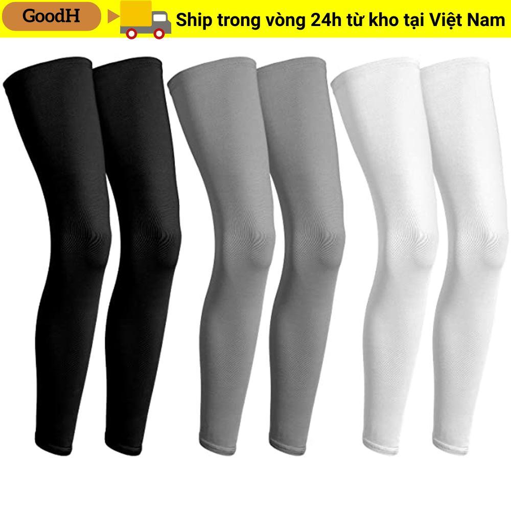 GOODH 1 Đôi Tay Dài Thể Thao Ngoài Trời Ice Silk Mùa Hè Bóng Đá Chân Tay