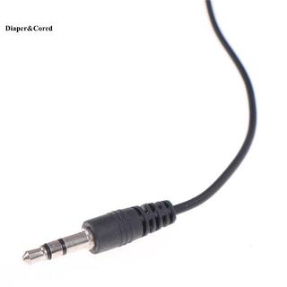 DIAPER & CORED 3.5mm Mini Studio Speech Micrô Clip cho PC Desktop Notebook 1.5M YTH