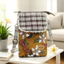 Phong Cách Mới Thời Trang Chín Màu Hoa Vải Cotton Túi Đựng Nữ Nhiều Lớp Lưu Trữ Màn Hình Lớn Túi Điện Thoại Di Động Năm Lớp Tách