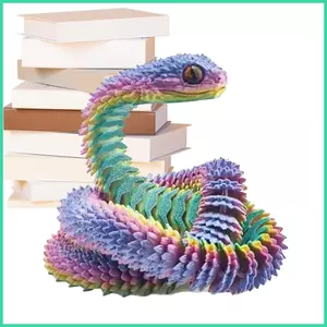 Mô Hình Rắn Khớp Nối 3D In Hình Động Vật Linh Hoạt Rắn Đồ Chơi Máy Tính Để Bàn Khớp Linh Hoạt Rắn Cảm Giác Đồ Chơi Cho sonlekvn