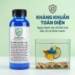 Lá Chắn Xanh – Giải Pháp Hỗ Trợ Chăm Sóc Hồ Cá & Môi Trường Nước (330ml)