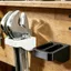 FANIELLAPOWELL Dụng cụ sắp xếp, Giá đựng cờ lê thiết kế 2 khe treo tường, Giá đựng dụng cụ bằng nhựa có tổ chức Lưu trữ dụng cụ