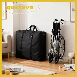 GUSTAVA 1 Túi Bảo Quản Xe Lăn, Vỏ Bảo Vệ Chống Nắng Chống Bụi Xe Lăn, Dung Tích Lớn Có Thể Tái Sử Dụng Túi Bảo Quản Ghế Đi Biển Ghế Cắm Trại