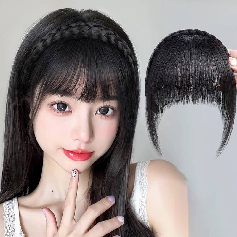 Alittlesetrtu Băng đô thẳng vô hình tự nhiên - Dụng cụ tạo kiểu tóc giả liền mạch. VN